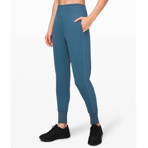 Lululemon Flurry Up High-Rise Jogger in Petrol Blue Size 8 EUC!!! - Picture 1 of 6